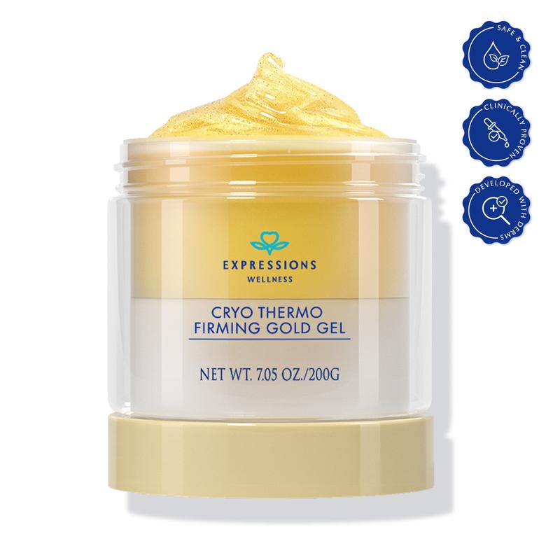 Cryo thermo firming gold gel
